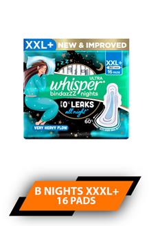 Whisper B Nights Xxl+ 16pads